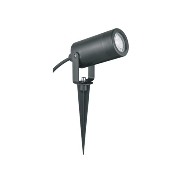 ΣΠΟΤ ΚΗΠΟΥ ΑΡΧΙΤΕΚΤΟΝΙΚΟΥ ΦΩΤΙΣΜΟΥ ΣΚΟΥΡΟ ΓΚΡΙ ΣΥΜΒΑΤΙΚΟ 1xGU10 & LED 3W IP65 60x110x194mm