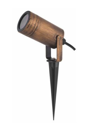 ΣΠΟΤ ΚΗΠΟΥ ΑΡΧΙΤΕΚΤΟΝΙΚΟΥ ΦΩΤΙΣΜΟΥ ΣΚΟΥΡΙΑ ΣΥΜΒΑΤΙΚΟ 1xGU10 & LED 3W IP65 60x110x194mm