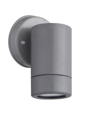 ΣΠΟΤ ΤΟΙΧΟΥ ΓΚΡΙ ΣΥΜΒΑΤΙΚΟ 1xGU10 & LED 3W IP65 60x80x125mm