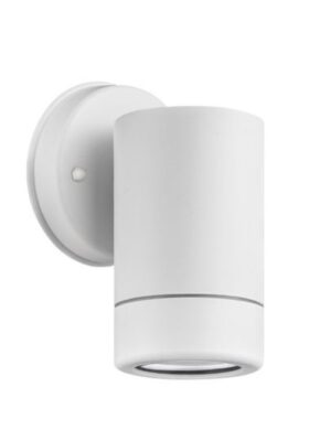 ΣΠΟΤ ΤΟΙΧΟΥ ΛΕΥΚΟ ΣΥΜΒΑΤΙΚΟ 1xGU10 & LED 3W IP65 60x80x125mm