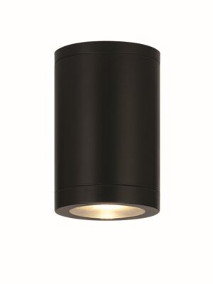 ΣΠΟΤ ΟΡΟΦΗΣ ΑΡΧΙΤΕΚΤΟΝΙΚΟΥ ΦΩΤΙΣΜΟΥ ΜΑΥΡΟ ΣΥΜΒΑΤΙΚΟ 1xGU10 & LED 3W IP65 Φ93x140mm