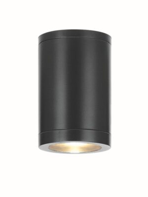 ΣΠΟΤ ΟΡΟΦΗΣ ΑΡΧΙΤΕΚΤΟΝΙΚΟΥ ΦΩΤΙΣΜΟΥ ΣΚΟΥΡΟ ΓΚΡΙ ΣΥΜΒΑΤΙΚΟ 1xGU10 & LED 3W IP65 Φ93x140mm