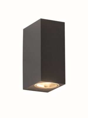 ΣΠΟΤ ΟΡΟΦΗΣ ΑΡΧΙΤΕΚΤΟΝΙΚΟΥ ΦΩΤΙΣΜΟΥ 2 ΔΕΣΜΕΩΝ ΣΚΟΥΡΟ ΓΚΡΙ ΣΥΜΒΑΤΙΚΟ 1xGU10 & LED 3W IP65 58x81x92mm