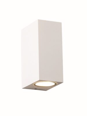 ΣΠΟΤ ΟΡΟΦΗΣ ΑΡΧΙΤΕΚΤΟΝΙΚΟΥ ΦΩΤΙΣΜΟΥ 2 ΔΕΣΜΕΩΝ ΛΕΥΚΟ ΣΥΜΒΑΤΙΚΟ 1xGU10 & LED 3W IP65 58x81x92mm