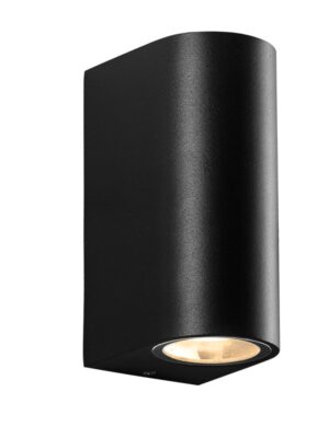 ΣΠΟΤ ΟΡΟΦΗΣ ΑΡΧΙΤΕΚΤΟΝΙΚΟΥ ΦΩΤΙΣΜΟΥ 2 ΔΕΣΜΕΩΝ ΜΑΥΡΟ ΣΥΜΒΑΤΙΚΟ 1xGU10 & LED 3W IP65 58x92x81mm