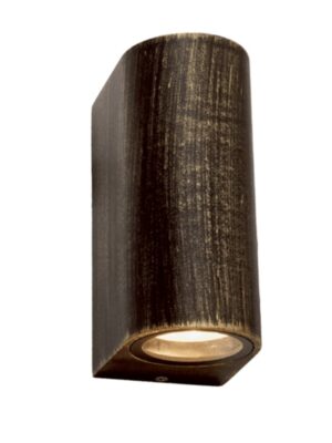 ΣΠΟΤ ΟΡΟΦΗΣ ΑΡΧΙΤΕΚΤΟΝΙΚΟΥ ΦΩΤΙΣΜΟΥ 2 ΔΕΣΜΕΩΝ ΣΚΟΥΡΙΑ ΣΥΜΒΑΤΙΚΟ 1xGU10 & LED 3W IP65 58x92x81mm