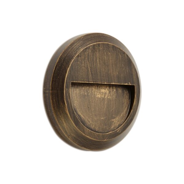 LED WALL ROUND LUMINAIRE RUST 230V AC IP65 2W 3000K 100LM RA80