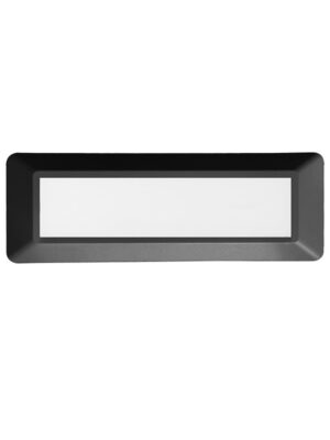 LED WALL RECTANGLE LUMINAIRE DARK GREY 230V AC IP65 4W 3000K 290LM RA80