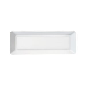 LED WALL RECTANGLE LUMINAIRE WHITE 230V AC IP65 4W 3000K 290LM RA80