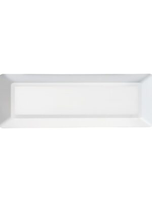 LED WALL RECTANGLE LUMINAIRE WHITE 230V AC IP65 4W 3000K 290LM RA80