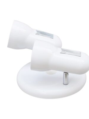 NETTO ΦΩΤΙΣΤΙΚΟ ΟΡΟΦΗΣ ΛΕΥΚΟ ΜΕΤΑΛΛΙΚΟ ΣΥΜΒΑΤΙΚΟ 2ΧΕ27 IP20 Φ188Χ145mm