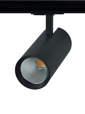 LED ΦΩΤΙΣΤΙΚΟ ΡΑΓΑΣ 230V AC 27W 3000K 1-PHASE 36° 3120LM Ra80 Φ74x170mm 5YRS ΑΜΜΩΔΕΣ ΜΑΥΡΟ