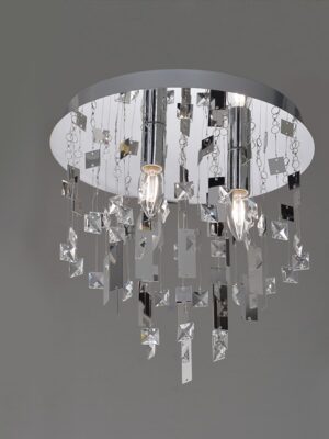 NETTO ΦΩΤΙΣΤΙΚΟ ΟΡΟΦΗΣ ΧΡΩΜΙΟ ΜΕΤΑΛΛΙΚΟ ΣΥΜΒΑΤΙΚΟ 3ΧΕ14 IP20 Φ325Χ350mm