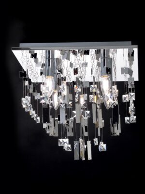 NETTO ΦΩΤΙΣΤΙΚΟ ΟΡΟΦΗΣ ΧΡΩΜΙΟ ΜΕΤΑΛΛΙΚΟ ΣΥΜΒΑΤΙΚΟ 4ΧΕ14 IP20 400Χ350mm