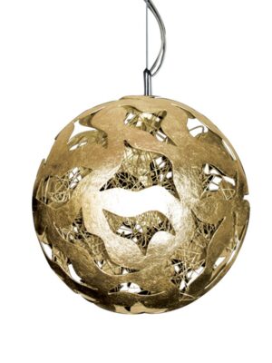 NETTO ΦΩΤΙΣΤΙΚΟ ΚΡΕΜΑΣΤΟ ΧΡΥΣΟ ΜΕΤΑΛΛΙΚΟ ΣΥΜΒΑΤΙΚΟ 6ΧG4 IP20 Φ300Χ1200mm