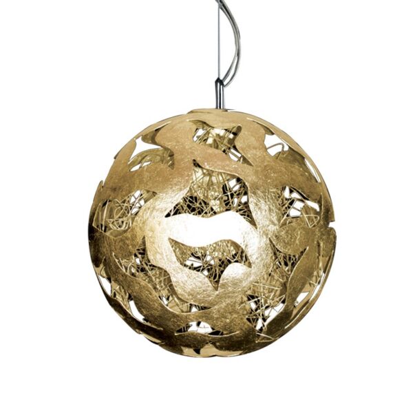 NETTO ΦΩΤΙΣΤΙΚΟ ΚΡΕΜΑΣΤΟ ΧΡΥΣΟ ΜΕΤΑΛΛΙΚΟ ΣΥΜΒΑΤΙΚΟ 6ΧG4 IP20 Φ300Χ1200mm