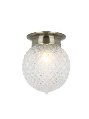 CAPRI-ΦΩΤΙΣΤΙΚΟ ΕΠΙΤΟΙΧΟ/ΟΡΟΦΗΣ ΜΠΡΟΝΖΕ ΚΡΥΣΤΑΛΙΝΟ ΣΥΜΒΑΤΙΚΟ 1ΧΕ27 IP20 Φ15ΧΗ17CM