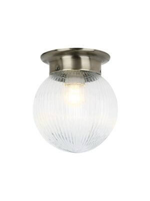 CAPRI-ΦΩΤΙΣΤΙΚΟ ΕΠΙΤΟΙΧΟ/ΟΡΟΦΗΣ ΔΙΑΦΑΝΟ ΓΥΑΛΙΝΟ ΣΥΜΒΑΤΙΚΟ 1ΧΕ27 IP20 Φ15ΧΗ17CM