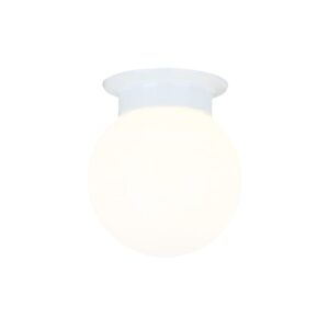 ΕΠΙΤΟΙΧΙΟ Φ/Σ 1ΧΕ27 ΛΕΥΚΟ ΓΥΑΛΙ+ΛΕΥΚΟ ΜΕΤΑΛΛΟ  Φ15ΧΗ17CM CAPRI