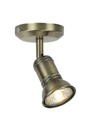 ΕΠΙΤΟΙΧΟ Φ/Σ 1ΧGU10 ΣΑΤΙΝΕ ΜΠΡΟΝΖΕ ΜΕΤΑΛΛΙΚΟ 8X8X14CM BRULEE