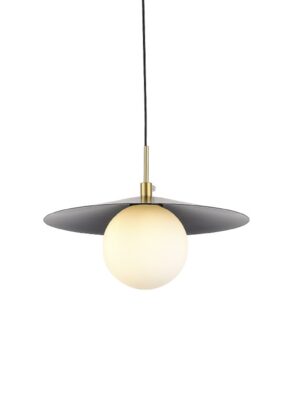 ΚΡΕΜΑΣΤΟ Φ/Σ 1XG9 ΧΡΥΣΟ ΜΕΤΑΛΛΙΚΟ ΜΑΥΡΟ PVC ΚΑΠΕΛΟ Φ100mm GLOBIE