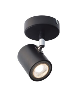 ORFEAS-ΦΩΤΙΣΤΙΚΟ ΕΠΙΤΟΙΧΟ/ΟΡΟΦΗΣ ΑΜΜΩΔΕΣ ΜΑΥΡΟ ΜΕΤΑΛΛΙΚΟ ΣΥΜΒΑΤΙΚΟ ΣΠΟΤ Ι 1ΧGU10 IP20 8X7X8CM