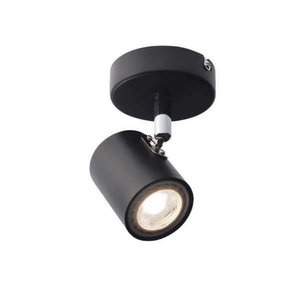 ORFEAS-ΦΩΤΙΣΤΙΚΟ ΕΠΙΤΟΙΧΟ/ΟΡΟΦΗΣ ΑΜΜΩΔΕΣ ΜΑΥΡΟ ΜΕΤΑΛΛΙΚΟ ΣΥΜΒΑΤΙΚΟ ΣΠΟΤ Ι 1ΧGU10 IP20 8X7X8CM