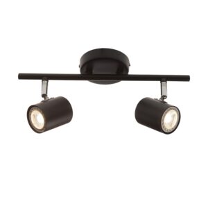 ORFEAS-ΦΩΤΙΣΤΙΚΟ ΕΠΙΤΟΙΧΟ/ΟΡΟΦΗΣ ΑΜΜΩΔΕΣ ΜΑΥΡΟ ΜΕΤΑΛΛΙΚΟ ΣΥΜΒΑΤΙΚΟ ΣΠΟΤ II IP20 2ΧGU10 33,3X9,7X7CM