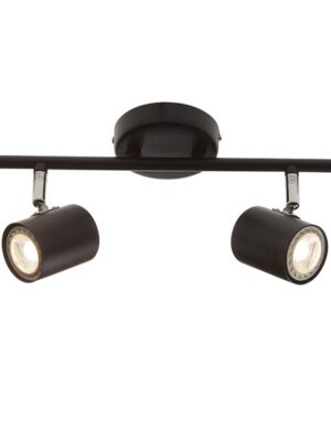 ORFEAS-ΦΩΤΙΣΤΙΚΟ ΕΠΙΤΟΙΧΟ/ΟΡΟΦΗΣ ΑΜΜΩΔΕΣ ΜΑΥΡΟ ΜΕΤΑΛΛΙΚΟ ΣΥΜΒΑΤΙΚΟ ΣΠΟΤ II IP20 2ΧGU10 33,3X9,7X7CM