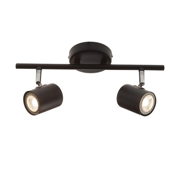 ORFEAS-ΦΩΤΙΣΤΙΚΟ ΕΠΙΤΟΙΧΟ/ΟΡΟΦΗΣ ΑΜΜΩΔΕΣ ΜΑΥΡΟ ΜΕΤΑΛΛΙΚΟ ΣΥΜΒΑΤΙΚΟ ΣΠΟΤ II IP20 2ΧGU10 33,3X9,7X7CM