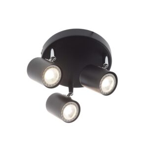 ORFEAS-ΦΩΤΙΣΤΙΚΟ ΕΠΙΤΟΙΧΟ/ΟΡΟΦΗΣ ΑΜΜΩΔΕΣ ΜΑΥΡΟ ΜΕΤΑΛΛΙΚΟ ΣΥΜΒΑΤΙΚΟ ΣΠΟΤ III 3ΧGU10 IP20 10X16,8X7CM