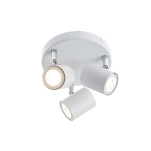 ORFEAS-ΦΩΤΙΣΤΙΚΟ ΕΠΙΤΟΙΧΟ/ΟΡΟΦΗΣ ΑΜΜΩΔΕΣ ΛΕΥΚΟ ΜΕΤΑΛΛΙΚΟ ΣΥΜΒΑΤΙΚΟ ΣΠΟΤ III 3ΧGU10 IP20 16,8X17X7CM