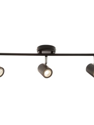 ORFEAS-ΦΩΤΙΣΤΙΚΟ ΕΠΙΤΟΙΧΟ/ΟΡΟΦΗΣ ΑΜΜΩΔΕΣ ΜΑΥΡΟ ΜΕΤΑΛΛΙΚΟ ΣΥΜΒΑΤΙΚΟ ΣΠΟΤ III 3ΧGU10 IP20 60X9,7X4CM