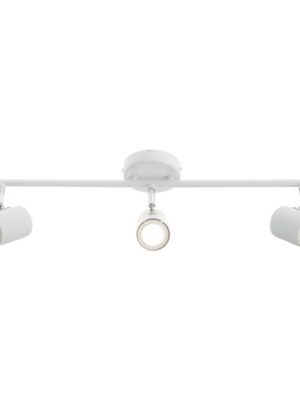 ORFEAS-ΦΩΤΙΣΤΙΚΟ ΕΠΙΤΟΙΧΟ/ΟΡΟΦΗΣ ΑΜΜΩΔΕΣ ΛΕΥΚΟ ΜΕΤΑΛΛΙΚΟ ΣΥΜΒΑΤΙΚΟ ΣΠΟΤ III 3ΧGU10 IP20 60X9,7X4CM