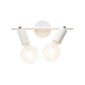 MOHICANS-ΦΩΤΙΣΤΙΚΟ ΕΠΙΤΟΙΧΟ/ΟΡΟΦΗΣ ΑΜΜΩΔΕΣ ΛΕΥΚΟ ΜΕΤΑΛΛΙΚΟ ΣΥΜΒΑΤΙΚΟ 2ΧΕ27 IP20 3,3X9,7X17CM