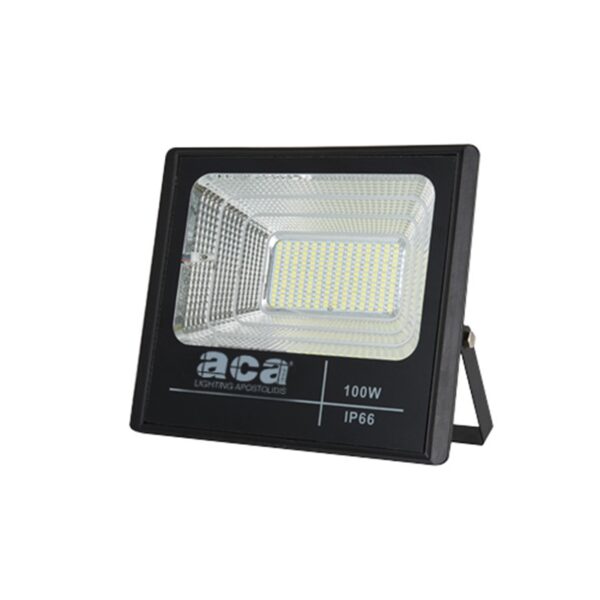 LED SMD ΠΡΟΒΟΛΕΑΣ ΜΕ ΦΩΤΟΒΟΛΤΑΙΚΑ ΠΑΝΕΛ 100W 6000K IP66 120° Ra70