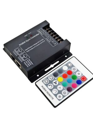 LED ΤΗΛΕΧΕΙΡΙΣΤΗΡΙΟ RGBW 32A 12V 384W & 24V 768W & RF REMOTE