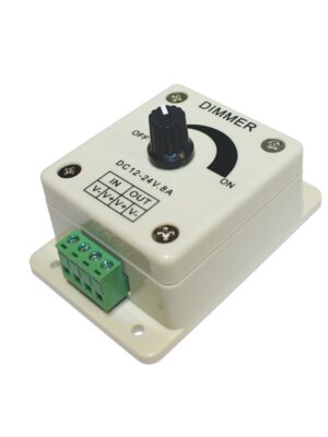 WALL MINI LED DIMMER 8A 96W/12V 192W/24V