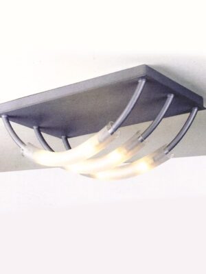 NETTO ΦΩΤΙΣΤΙΚΟ ΕΠΙΤΟΙΧΟ ΓΚΡΙ ΜΕΤΑΛΛΙΚΟ ΣΥΜΒΑΤΙΚΟ 6ΧG9 IP20 450Χ260Χ160mm