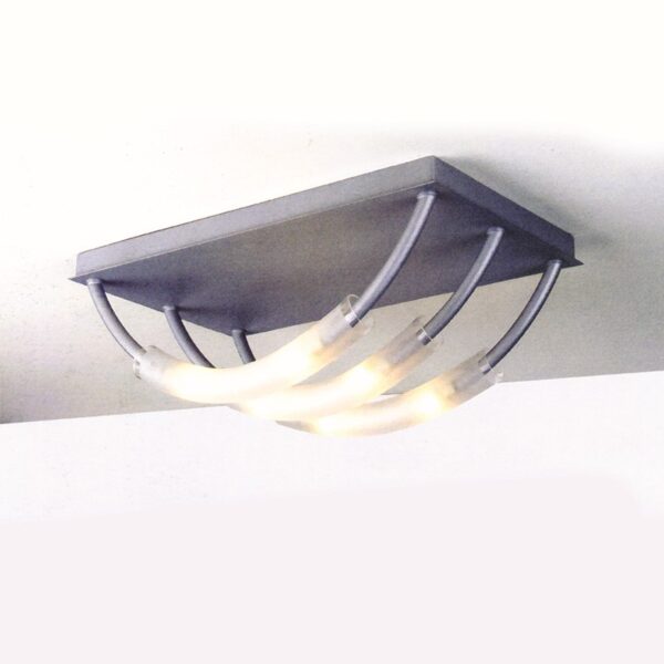 NETTO ΦΩΤΙΣΤΙΚΟ ΕΠΙΤΟΙΧΟ ΓΚΡΙ ΜΕΤΑΛΛΙΚΟ ΣΥΜΒΑΤΙΚΟ 6ΧG9 IP20 450Χ260Χ160mm