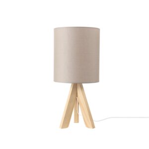 PICCOLO-ΦΩΤΙΣΤΙΚΟ ΕΠΙΤΡΑΠΕΖΙΟ ΚΑΦΕ/ΜΠΕΖ ΞΥΛΙΝΟ ΣΥΜΒΑΤΙΚΟ ΜΕ ΚΑΠΕΛΟ 1ΧΕ14 IP20 Φ18XH40CM