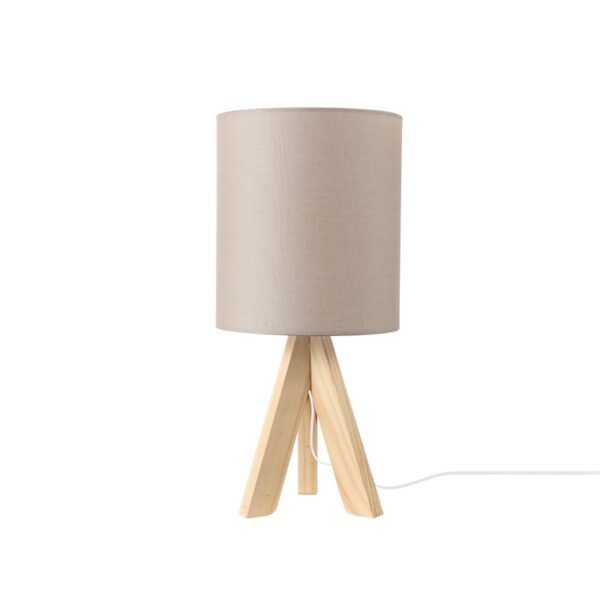 PICCOLO-ΦΩΤΙΣΤΙΚΟ ΕΠΙΤΡΑΠΕΖΙΟ ΚΑΦΕ/ΜΠΕΖ ΞΥΛΙΝΟ ΣΥΜΒΑΤΙΚΟ ΜΕ ΚΑΠΕΛΟ 1ΧΕ14 IP20 Φ18XH40CM