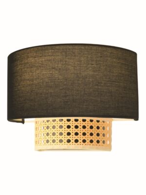 ΕΠΙΤΟΙΧΟ Φ/Σ 1ΧΕ14 NISYROS ΜΑΥΡΟ ΥΦΑΣΜΑ+ΨΑΘΑ ΡΑΤΑΝ 25Χ18Χ13CM