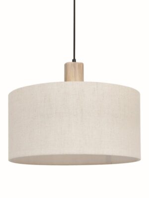 ΚΡΕΜΑΣΤΟ Φ/Σ 1ΧΕ27 CHIOS ΚΡΕΜ ΥΦΑΣΜΑ+ΞΥΛΟ D45XH140CM