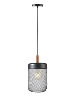 NETTO ΦΩΤΙΣΤΙΚΟ ΚΡΕΜΑΣΤΟ ΜΑΥΡΟ ΜΑΤ ΜΕΤΑΛΛΙΚΟ ΣΥΜΒΑΤΙΚΟ 1ΧΕ27 IP20 Φ200Χ1540mm