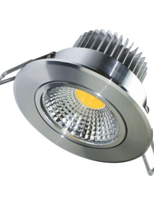 Υ/Κ ROUND N.MAT MOV. LED SPOT 6W 4000K 430Lm COB 230V 60° Ra80