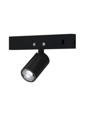 ΜΙΝΙ ΜΑΥΡΟ ΜΑΓΝΗΤΙΚΟ ΣΠΟΤ 24V DC 1W 3000K 80LM 24° Ra90 5YRS Φ12x22mm