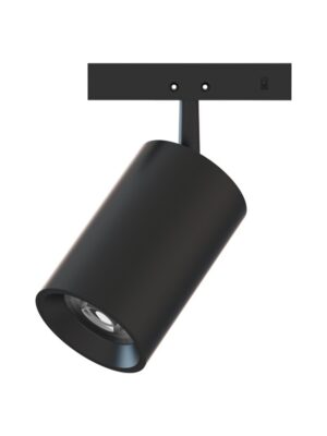 ΜΙΝΙ ΜΑΥΡΟ ΜΑΓΝΗΤΙΚΟ ΣΠΟΤ 24V DC 5W 3000K 510LM 24° Ra90 5YRS Φ35,5x55mm