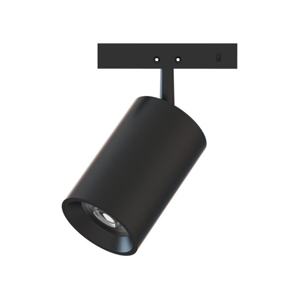 ΜΙΝΙ ΜΑΥΡΟ ΜΑΓΝΗΤΙΚΟ ΣΠΟΤ 24V DC 5W 4000K 530LM 24° Ra90 5YRS Φ35,5x55mm