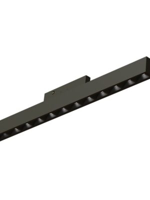 ΜΙΝΙ ΜΑΥΡΟ ΜΑΓΝΗΤΙΚΟ ΦΩΤΙΣΤΙΚΟ 24V DC 10W 3000K 490LM 36° Ra90 5YRS L196mm